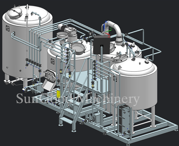 Skid-Mounted BrewHouse
